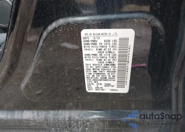 JN8AS5MT6DW528794: 42190692