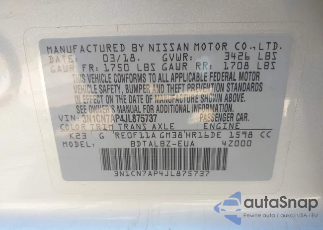 3N1CN7AP4JL875737: 42190736