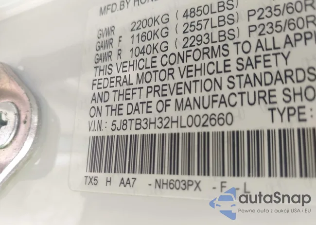 5J8TB3H32HL002660: 42190862