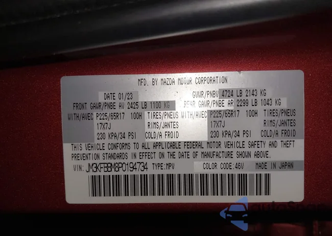 JM3KFBBM8P0194734: 42190867