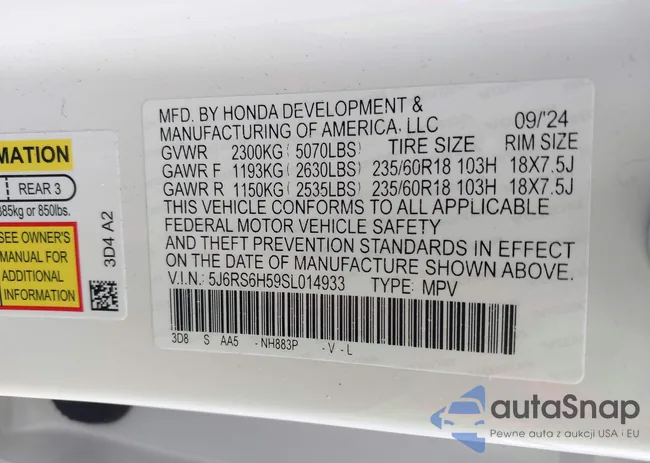 5J6RS6H59SL014933: 42190099