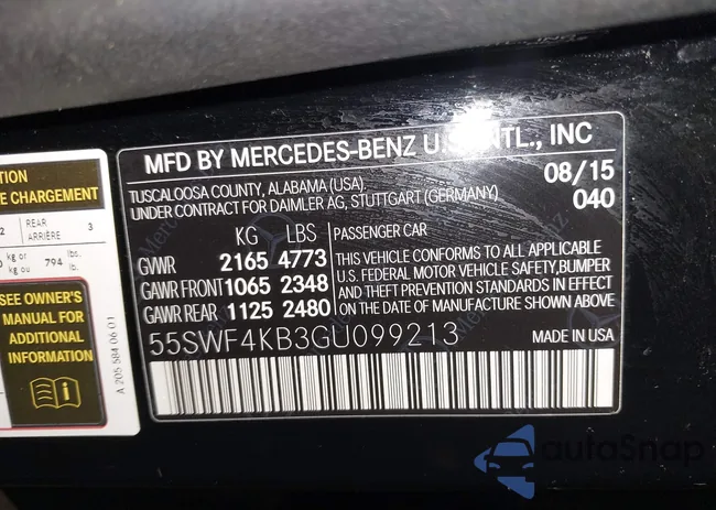 55SWF4KB3GU099213: 42190115