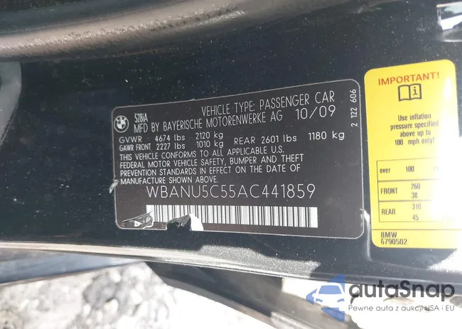 WBANU5C55AC441859: 42190168