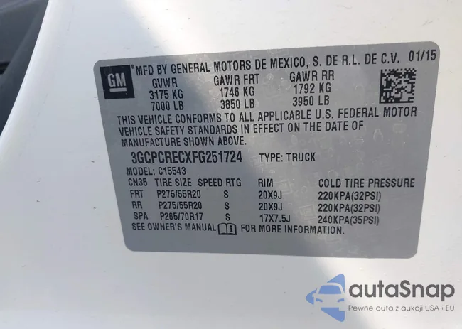 3GCPCRECXFG251724: 42190317