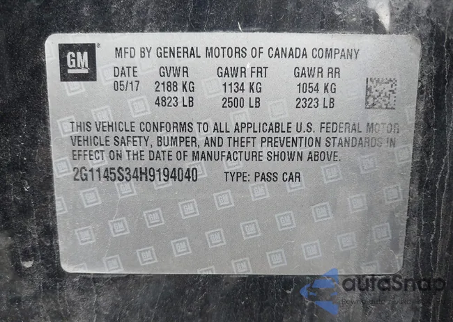 2G1145S34H9194040: 42190332