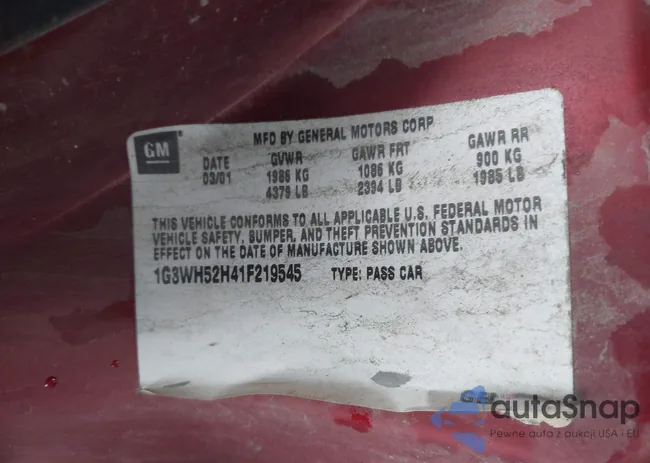 1G3WH52H41F219545: 42191553