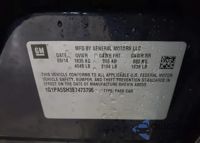 1G1PA5SH3E7473796: 42191642