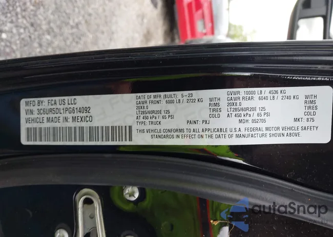 3C6UR5DL1PG614092: 42191869