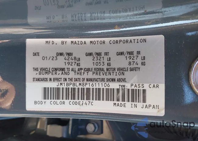 JM1BPBLM8P1611106: 42191902