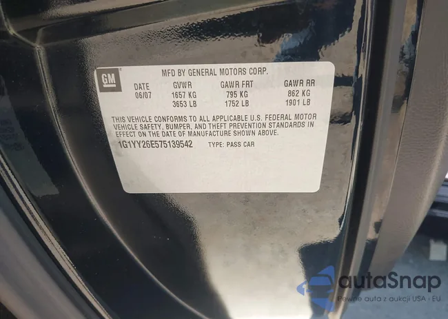 1G1YY26E575139542: 42191925