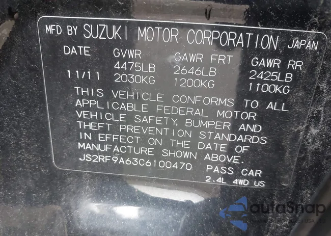 JS2RF9A63C6100470: 42191980