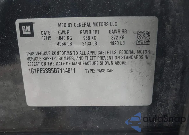 1G1PE5SB5G7114811: 42191139