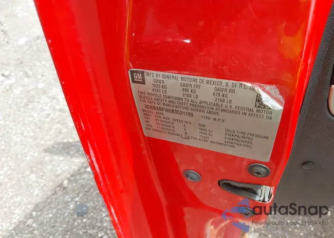 3GNBABFW6BS531199: 42191163