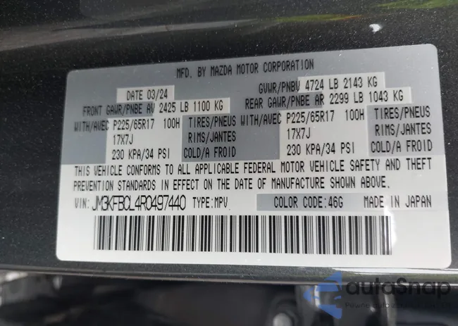 JM3KFBCL4R0497440: 42191199