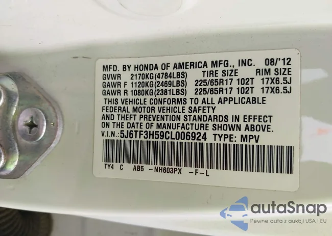 5J6TF3H59CL006924: 42191319