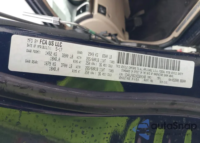 1C4RJFBG1HC920148: 42192517