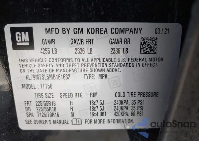 KL79MTSL5MB161682: 42192760