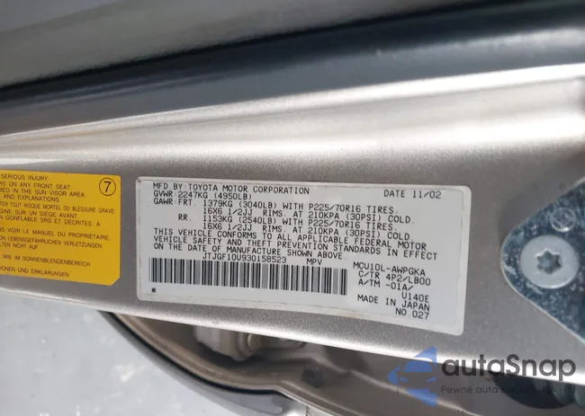 JTJGF10U930158523: 42192087