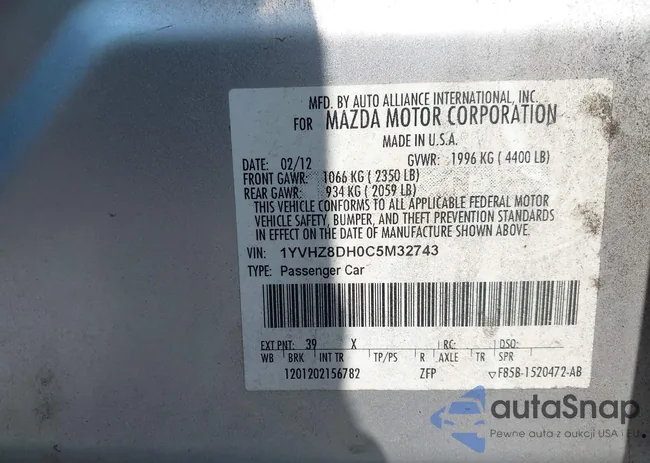 1YVHZ8DH0C5M32743: 42192276