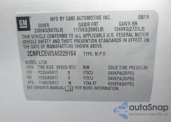 2CNFLCEW5A6229164: 42192322