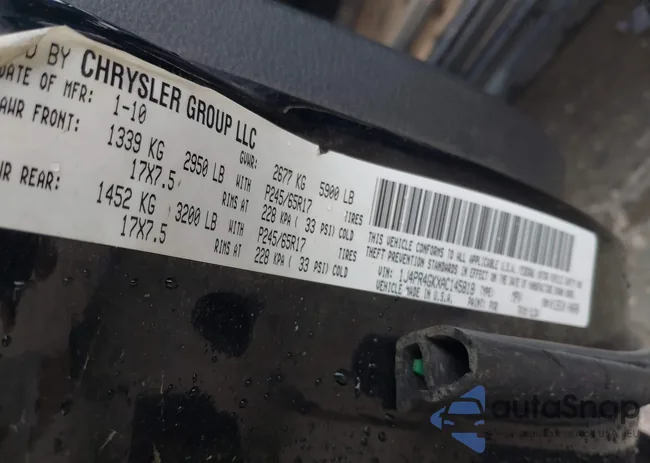 1J4PR4GKXAC145818: 42193565