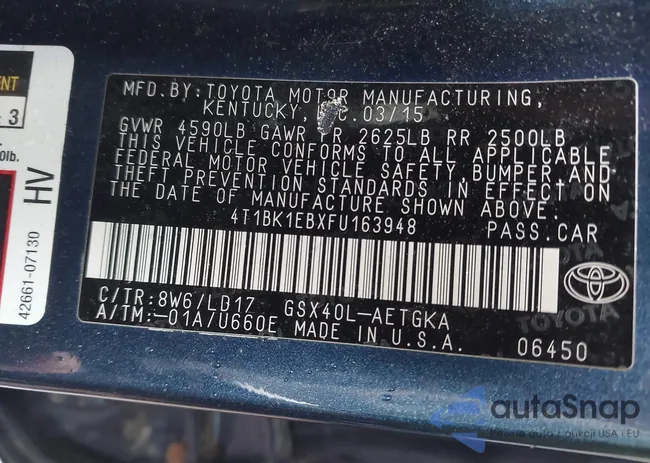 4T1BK1EBXFU163948: 42193569