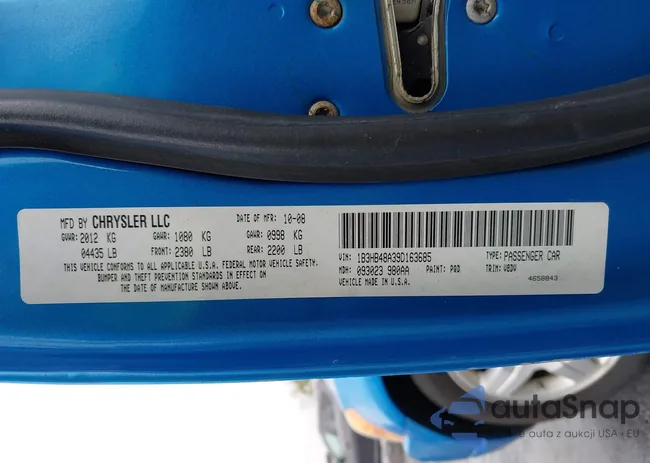 1B3HB48A39D163685: 42193202