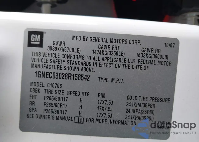 1GNEC03028R158542: 42194552