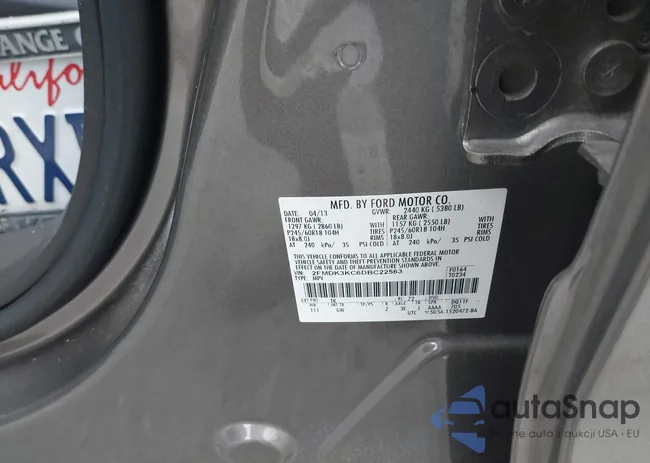 2FMDK3KC6DBC22563: 42194577