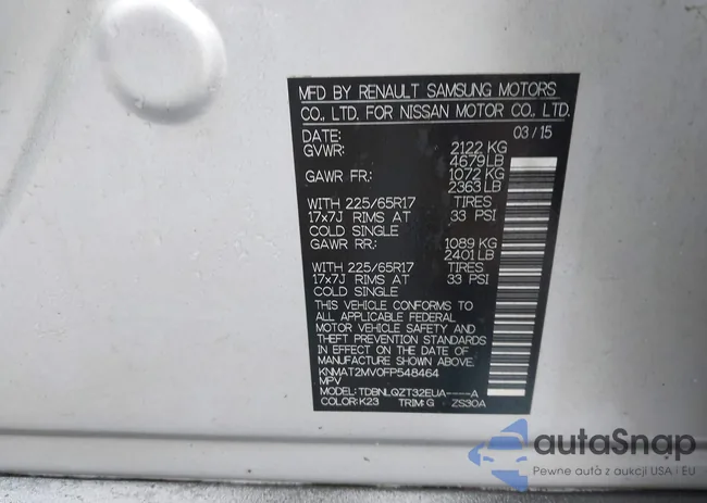 KNMAT2MV0FP548464: 42194625