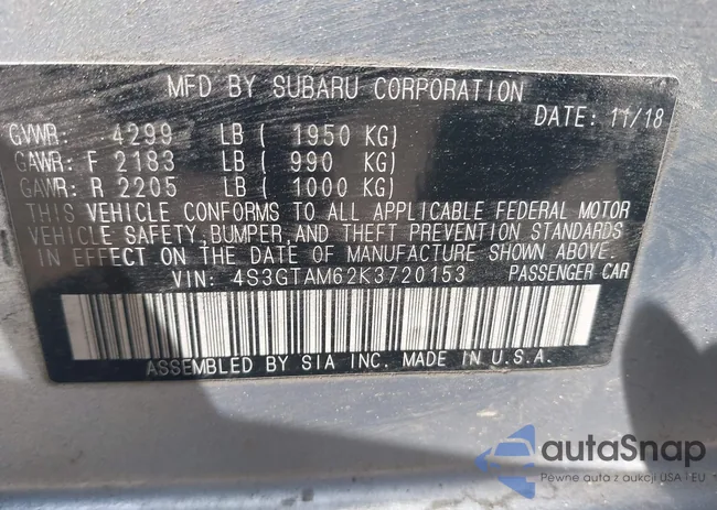 4S3GTAM62K3720153: 42195461