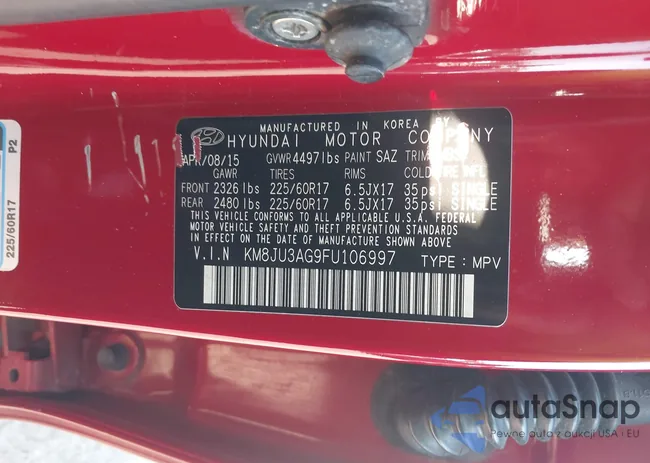 KM8JU3AG9FU106997: 42195968