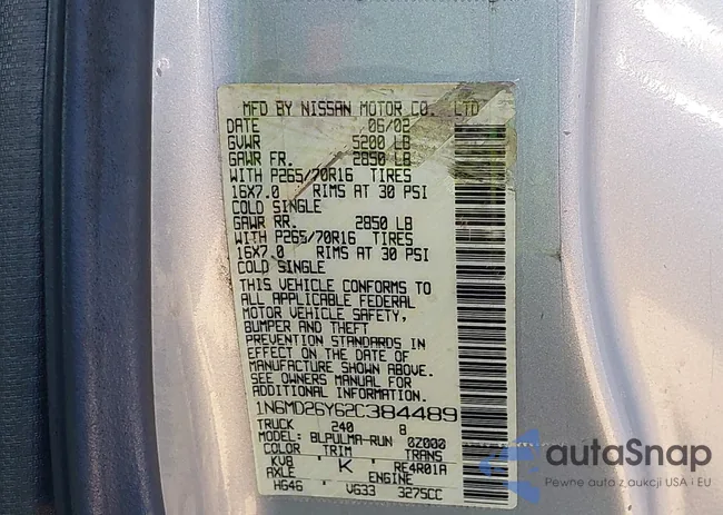 1N6MD26Y62C384489: 42195355