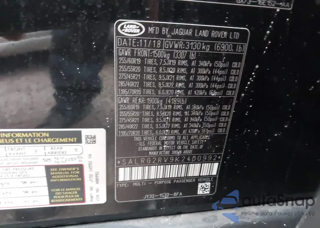 SALRG2RV9K2400992: 42196734