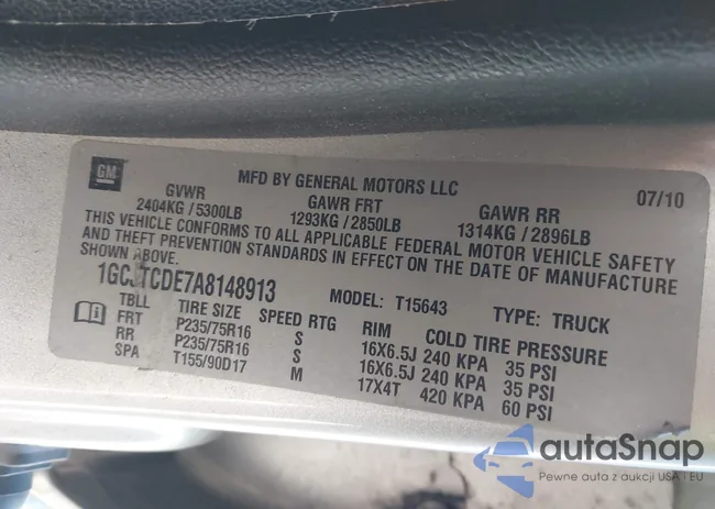 1GCJTCDE7A8148913: 42196032