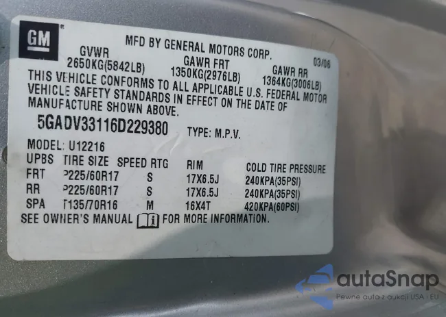 5GADV33116D229380: 42196084