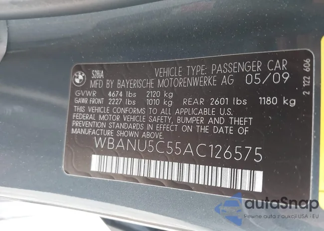 WBANU5C55AC126575: 42196123