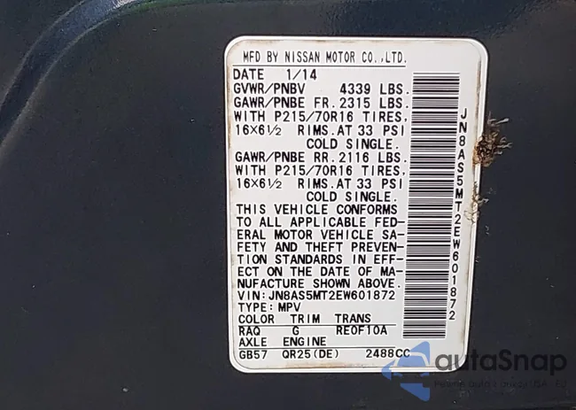 JN8AS5MT2EW601872: 42197513