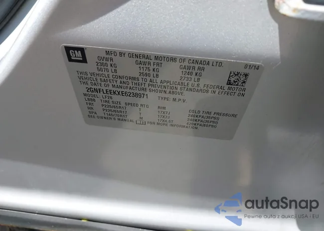 2GNFLEEKXE6238971: 42197655