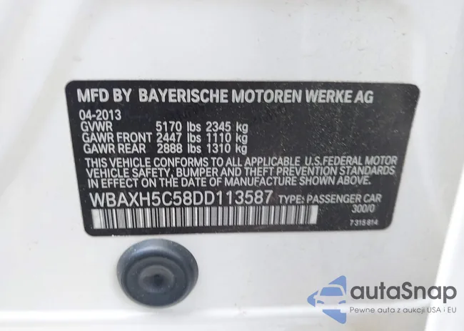 WBAXH5C58DD113587: 42197848