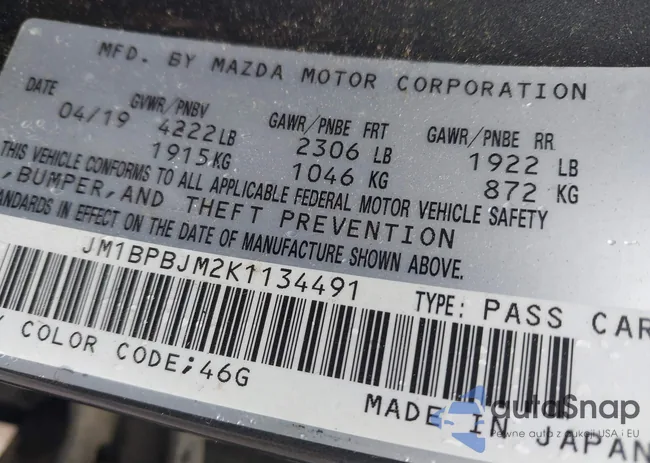 JM1BPBJM2K1134491: 42197997