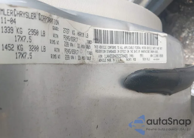 1J4HS58N65C570465: 42197172