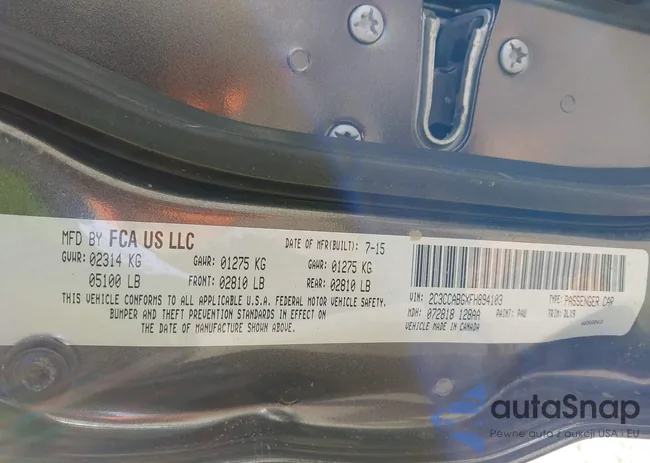 2C3CCABGXFH894103: 42197226