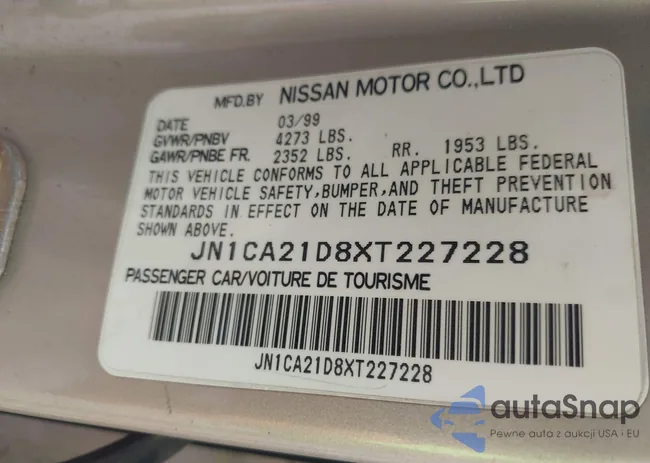 JN1CA21D8XT227228: 42197291