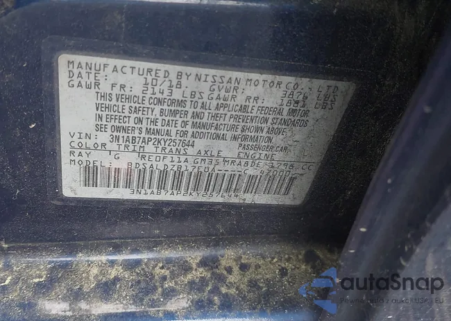 3N1AB7AP2KY257644: 42197415