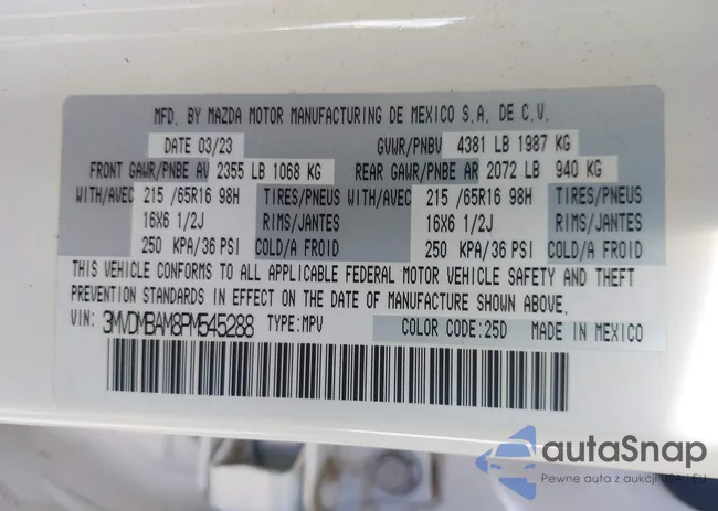 3MVDMBAM8PM545288: 42198433