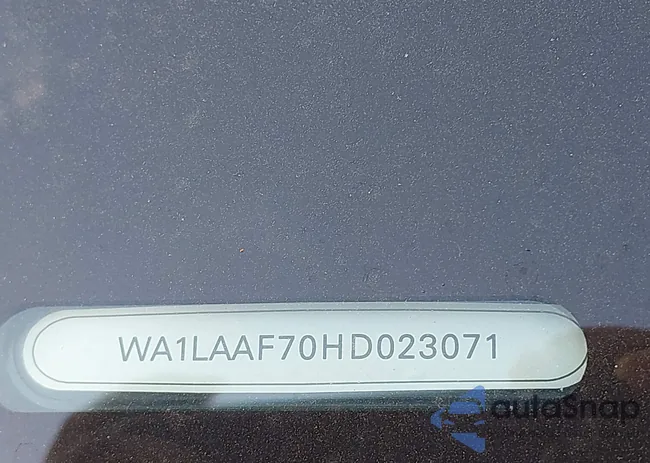 WA1LAAF70HD023071: 42198924