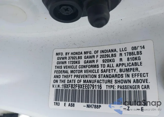 19XFB2F9XEE079116: 42198150