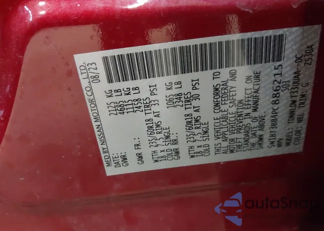 5N1BT3BB4PC886215: 42198376