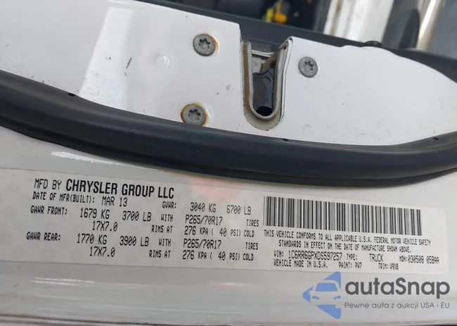 1C6RR6GPXDS597257: 42198381